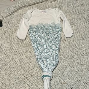 Mermaid knotted gown